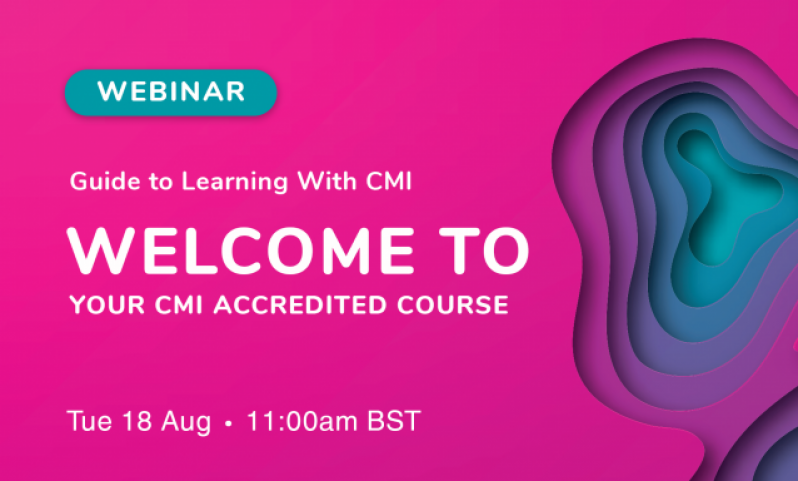 Welcome to your CMI Accredited Course